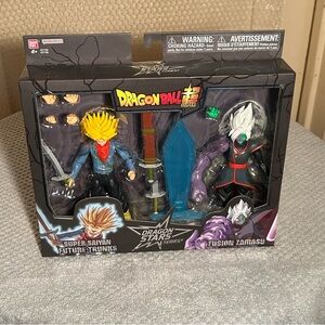 Dragon Ball Super Saiyan Future Trunks and Fusion Zamasu Action Figures